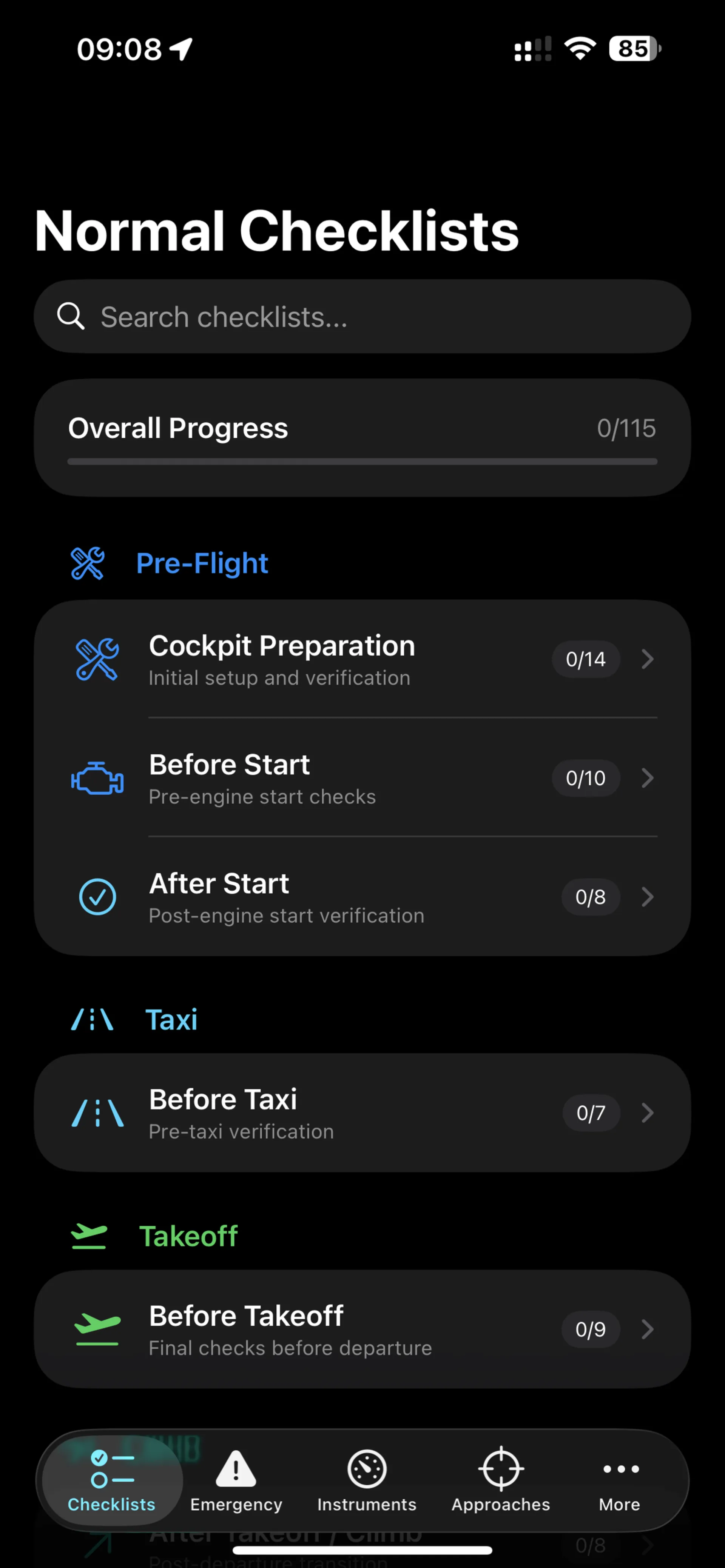 A320 Guide — Checklists